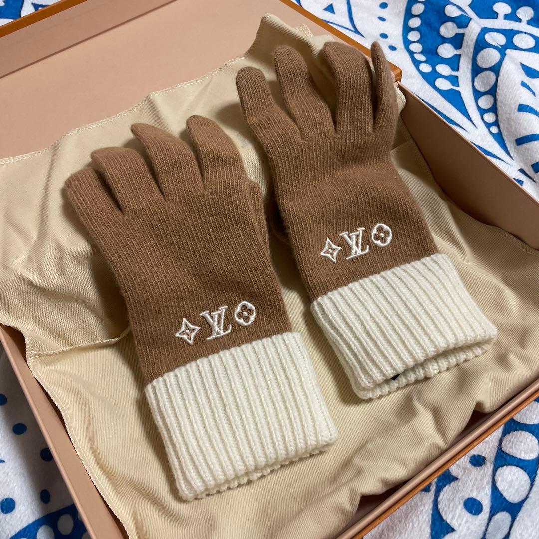LOUIS VUITTONルイヴィトン　LV ヘッドライン グローブ　手袋