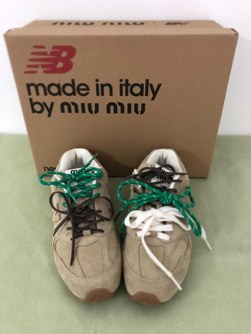 靴23.5 Miu Miu New Balance スニーカー 超美品　鞋未使用