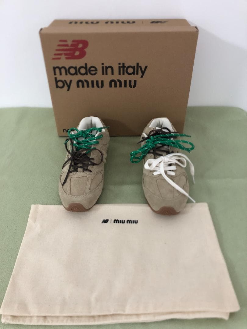靴23.5 Miu Miu New Balance スニーカー 超美品　鞋未使用