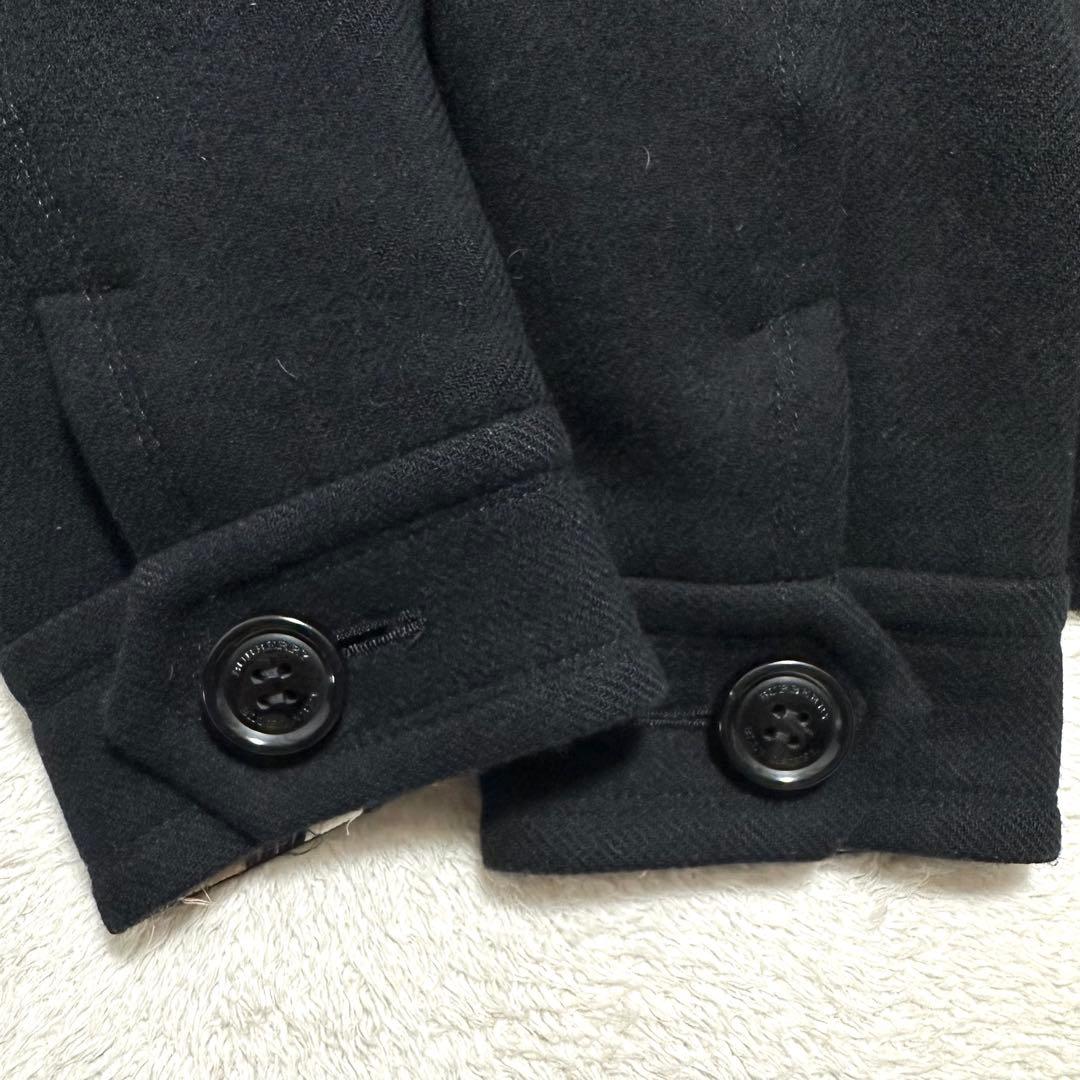 美品　BURBERRYBLUELABEL ウールコート　ノバチェック　アンゴラ混