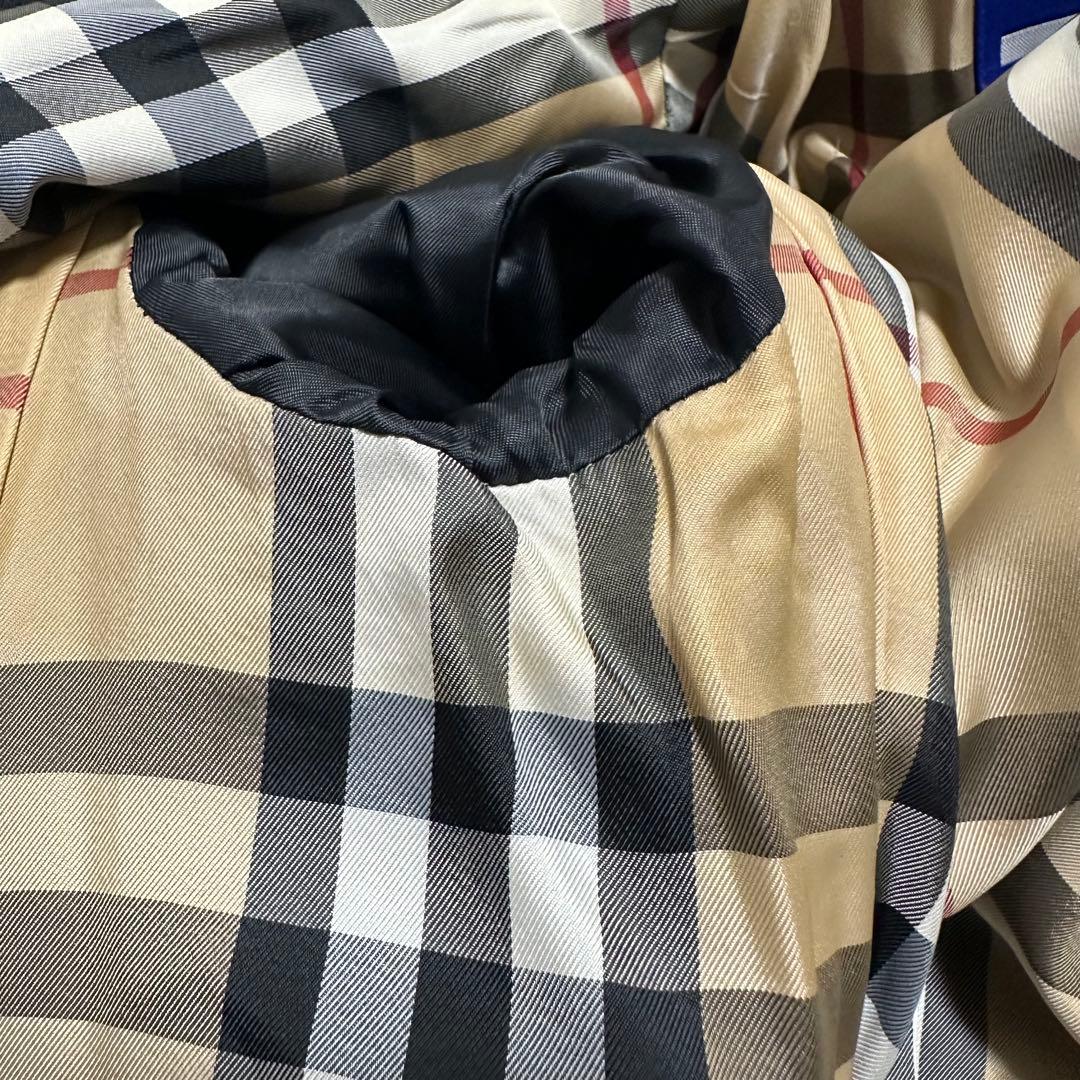 美品　BURBERRYBLUELABEL ウールコート　ノバチェック　アンゴラ混