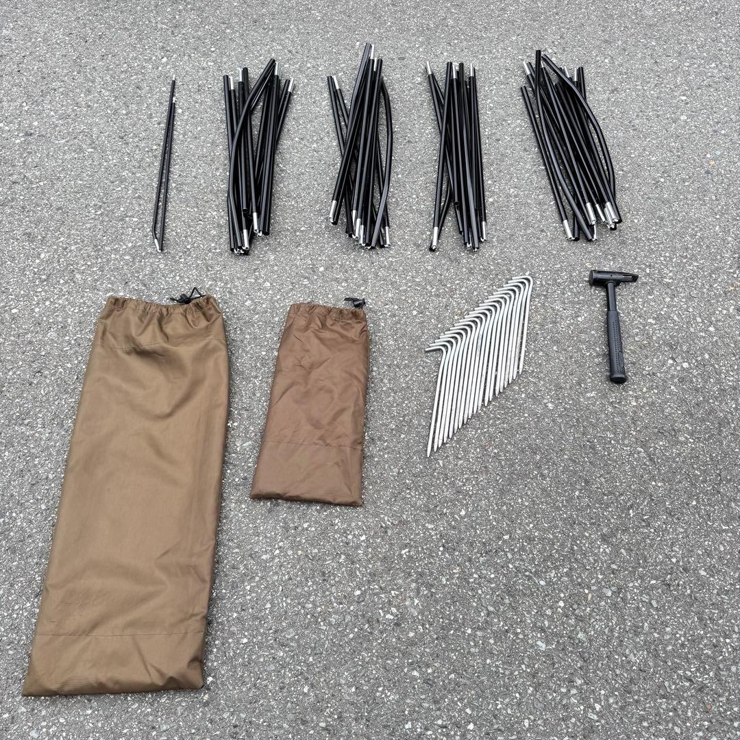 【美品】 Ogawa Facil オガワ ファシル テント PVCシート付き