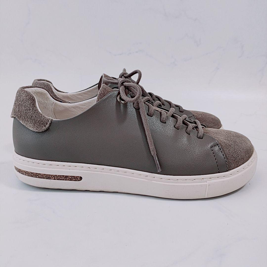 極美品✨ビルケンシュトック ベンドロー スニーカー　24.5　グレー　ブラウン