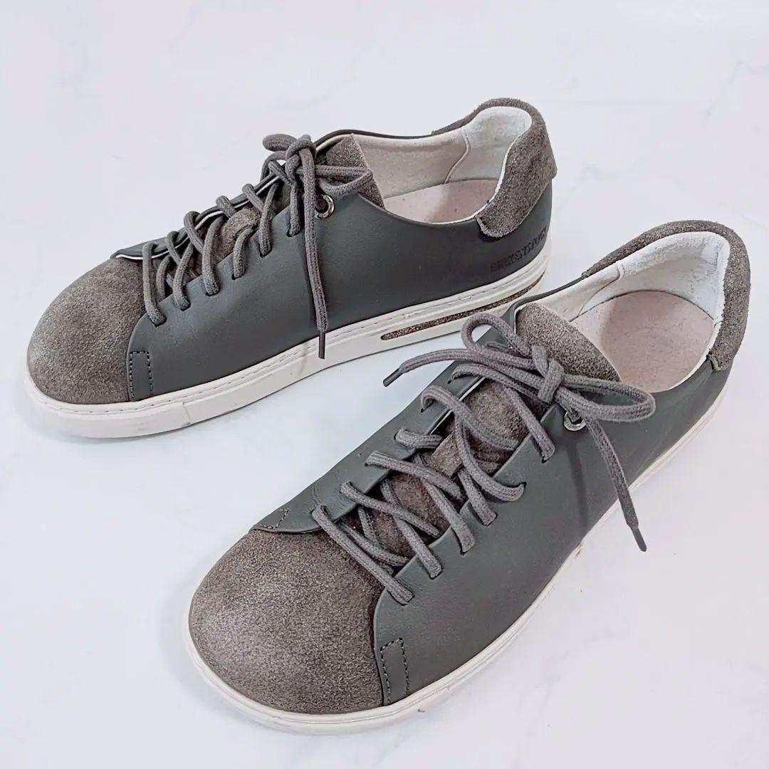 極美品✨ビルケンシュトック ベンドロー スニーカー　24.5　グレー　ブラウン