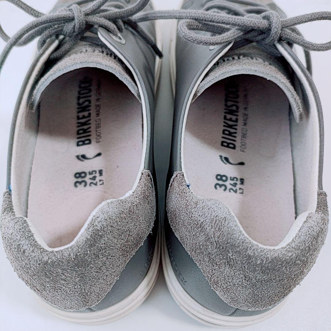 極美品✨ビルケンシュトック ベンドロー スニーカー　24.5　グレー　ブラウン