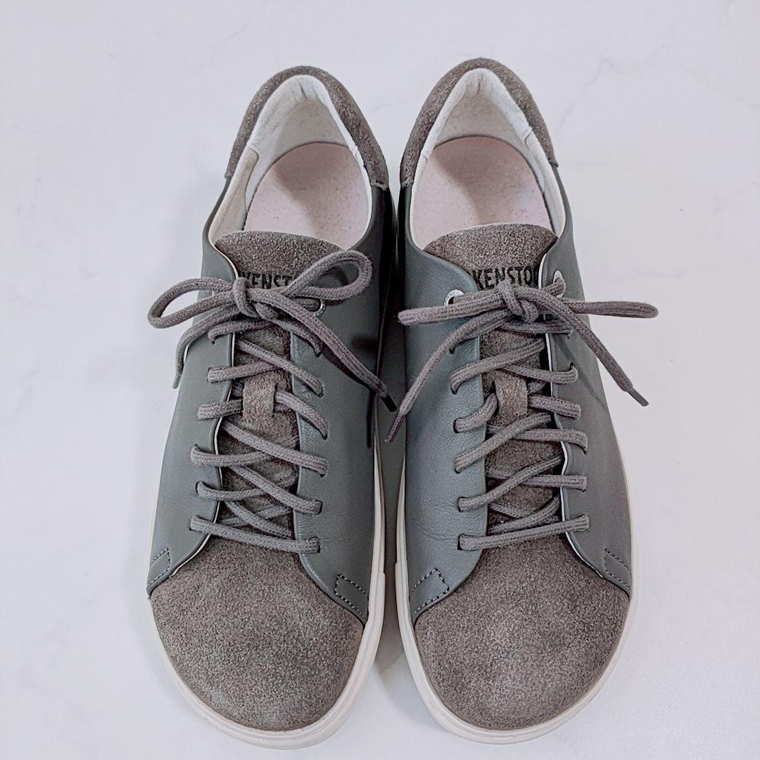 極美品✨ビルケンシュトック ベンドロー スニーカー　24.5　グレー　ブラウン