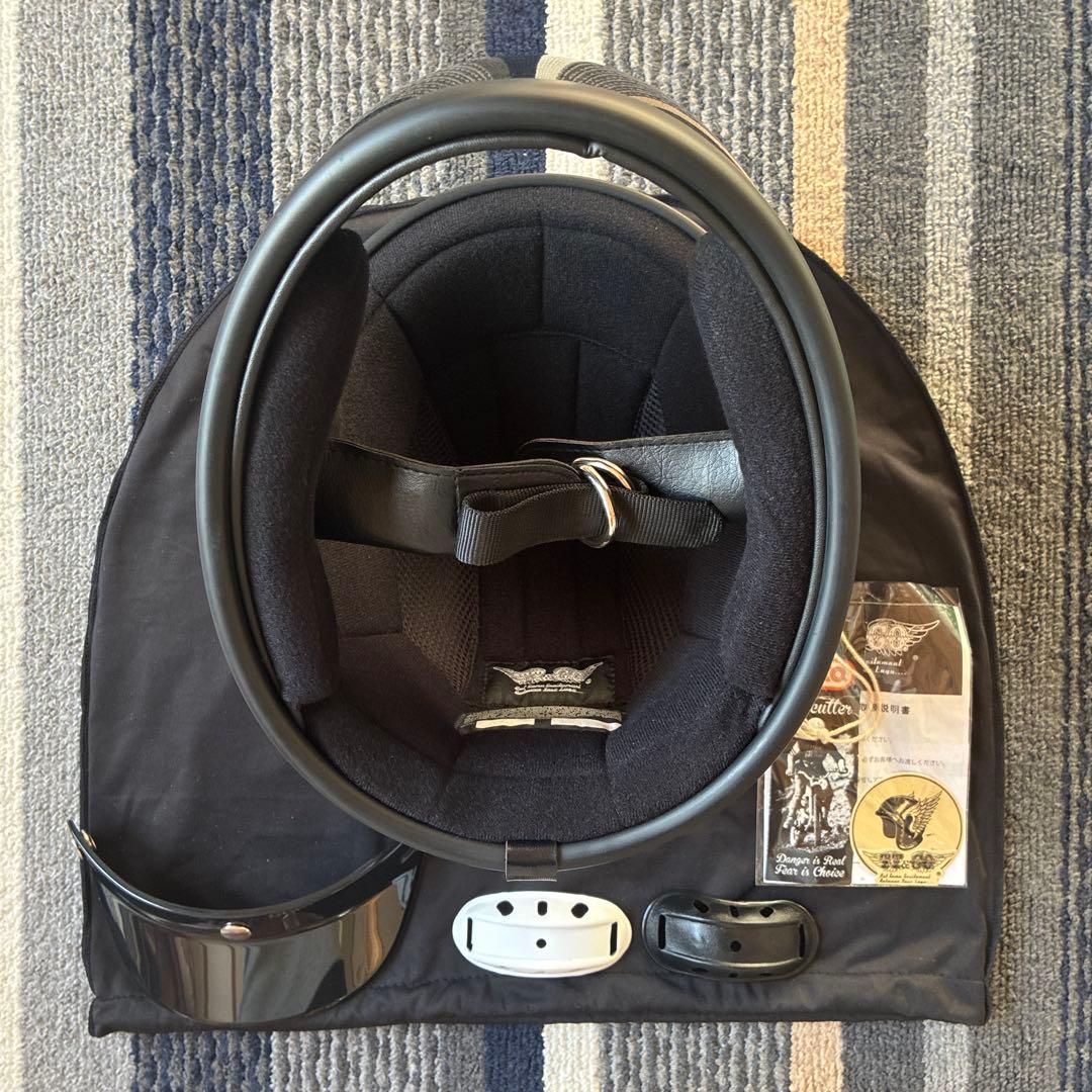 TT&CO トゥーカッター ヘルメット SG/DOT スタンダード ブラック