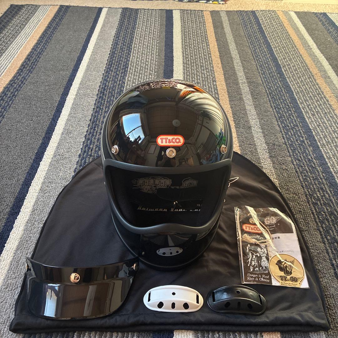 TT&CO トゥーカッター ヘルメット SG/DOT スタンダード ブラック
