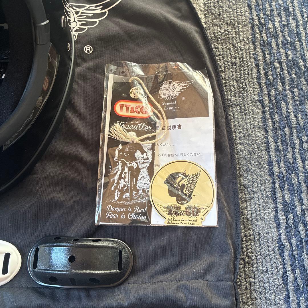 TT&CO トゥーカッター ヘルメット SG/DOT スタンダード ブラック