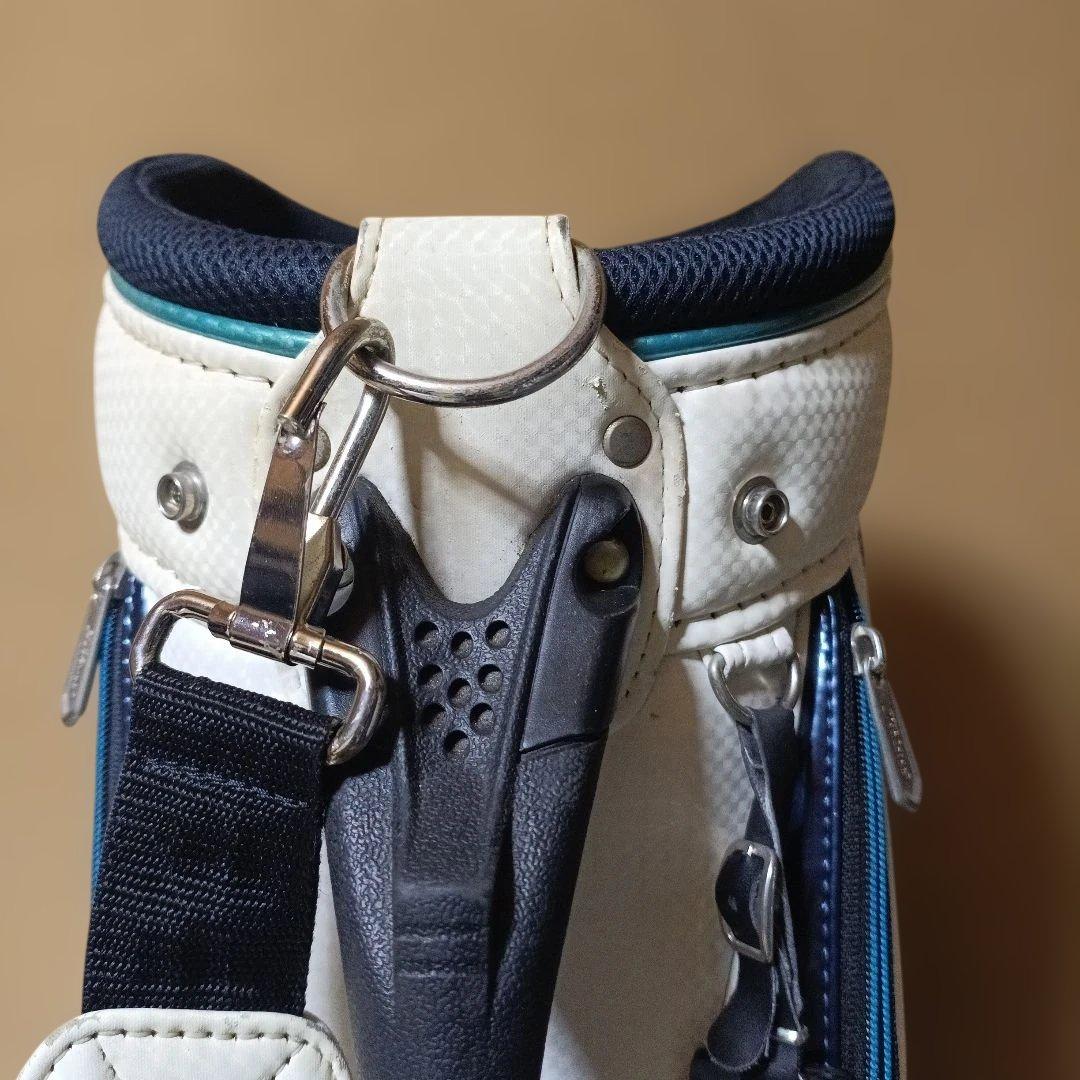 Titleist ゴルフキャディバッグ ホワイト/ネイビー