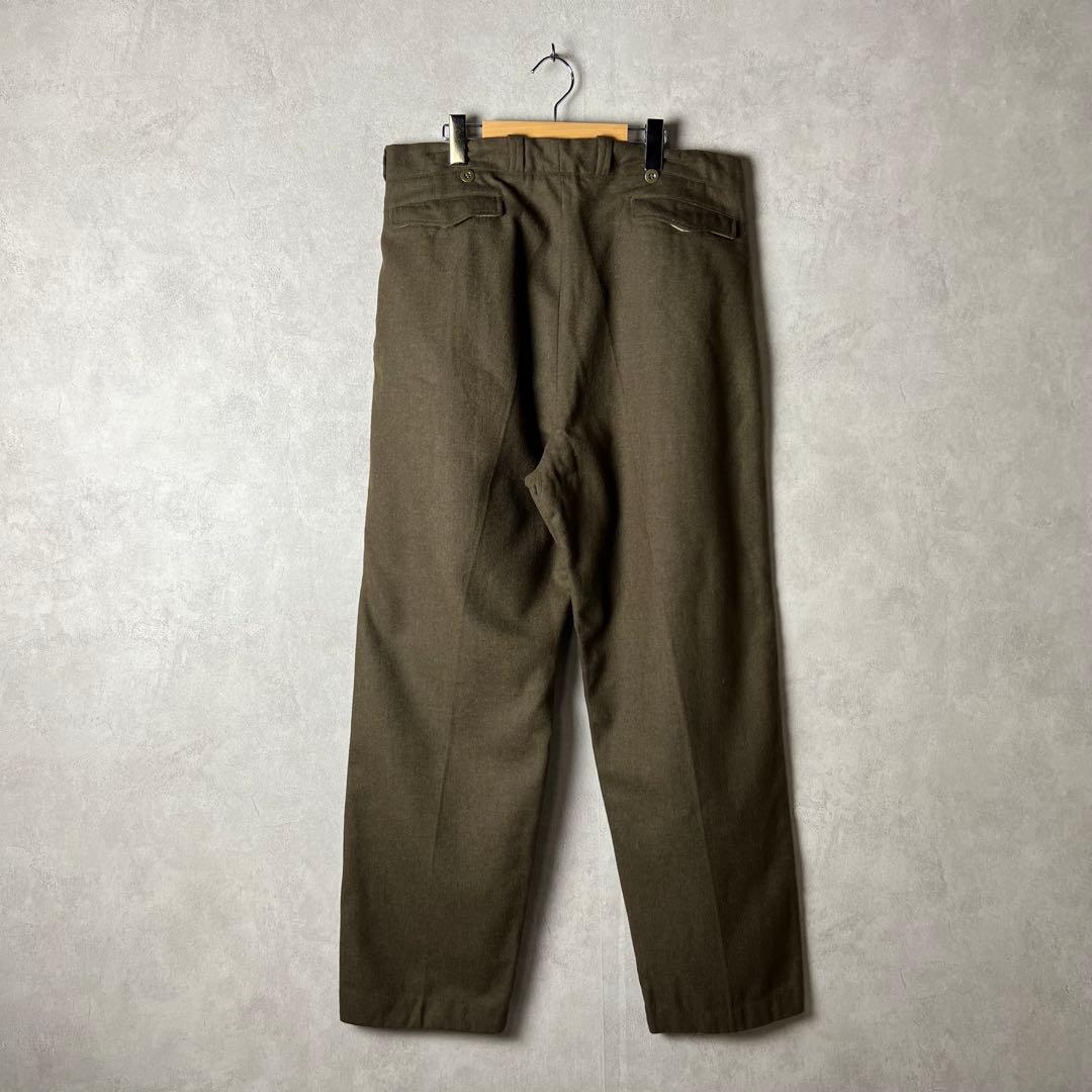 50s フランス軍 M-52 ウールトラウザーズ M52 厚手 vintage