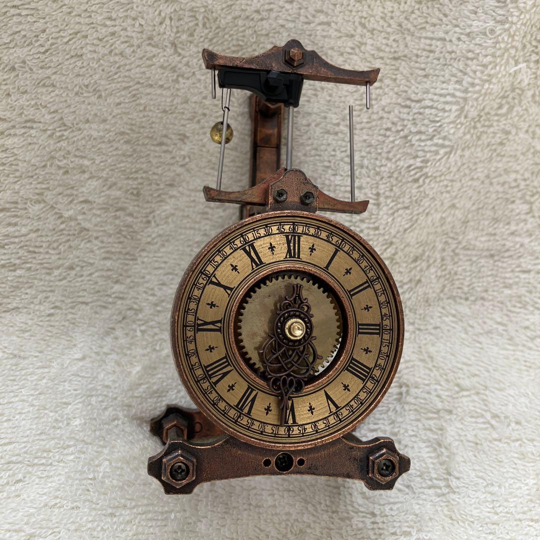 COMOREBITO　値下げ！　アンティーク型時計風置物　からくり時計