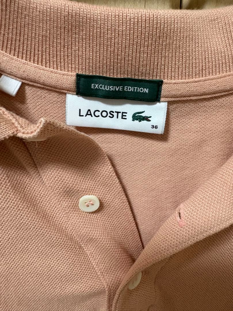 LACOSTE/ラコステ IENA別注 オレンジ