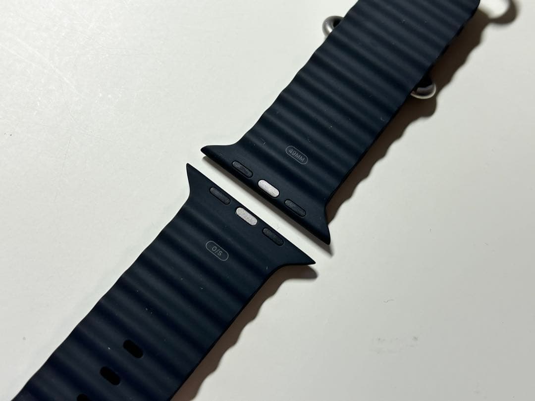 【美品・箱なし】純正49mmオーシャンバンド・ブラック（ナチュラルチタニウム）④