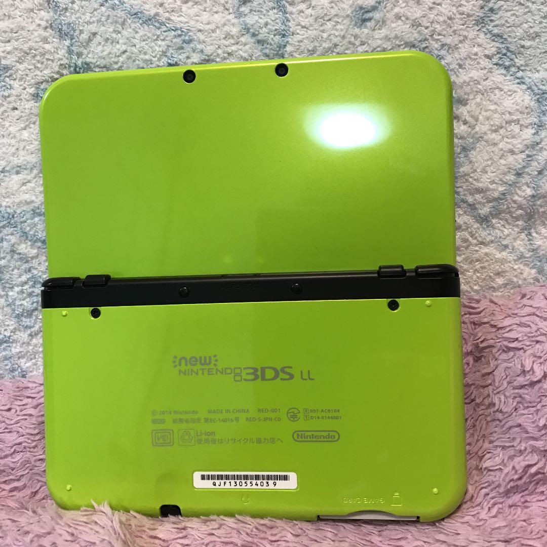 Newニンテンドー3DS LL ライム×ブラック