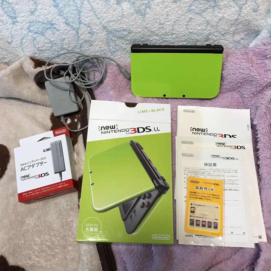 Newニンテンドー3DS LL ライム×ブラック