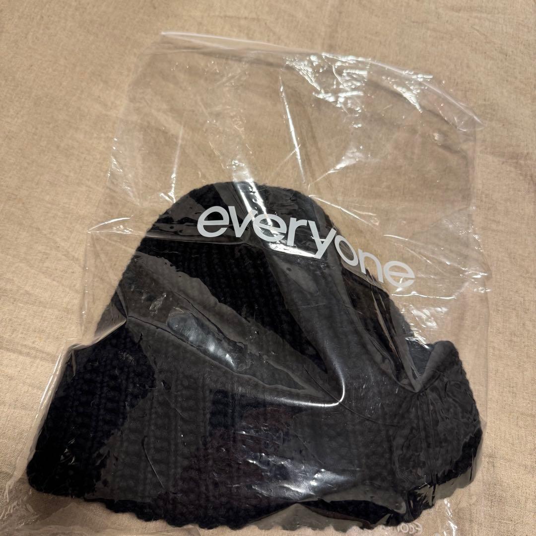 everyone COMESANDGOES ニットキャップ ブラック ennoy
