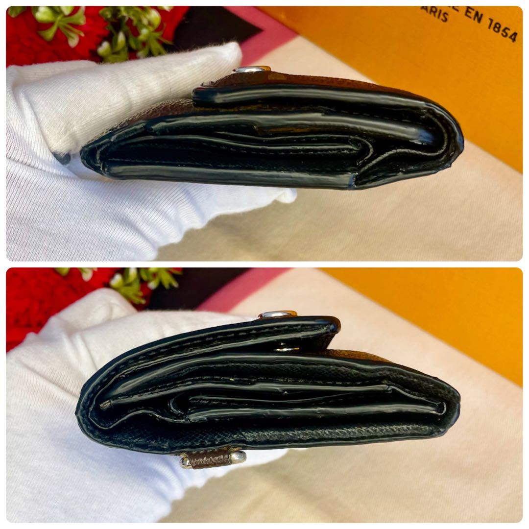 ルイヴィトン マカサー ポルトフォイユコンパクト モノグラム チェーン折り財布