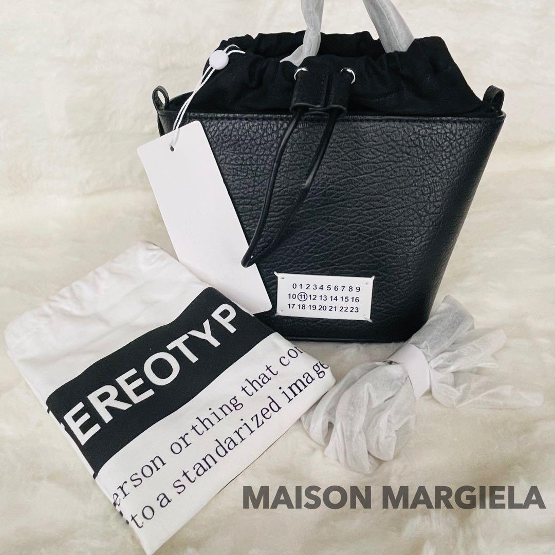 新品 MAISON MARGIELA 5AC バケットバッグ スモール ブラック