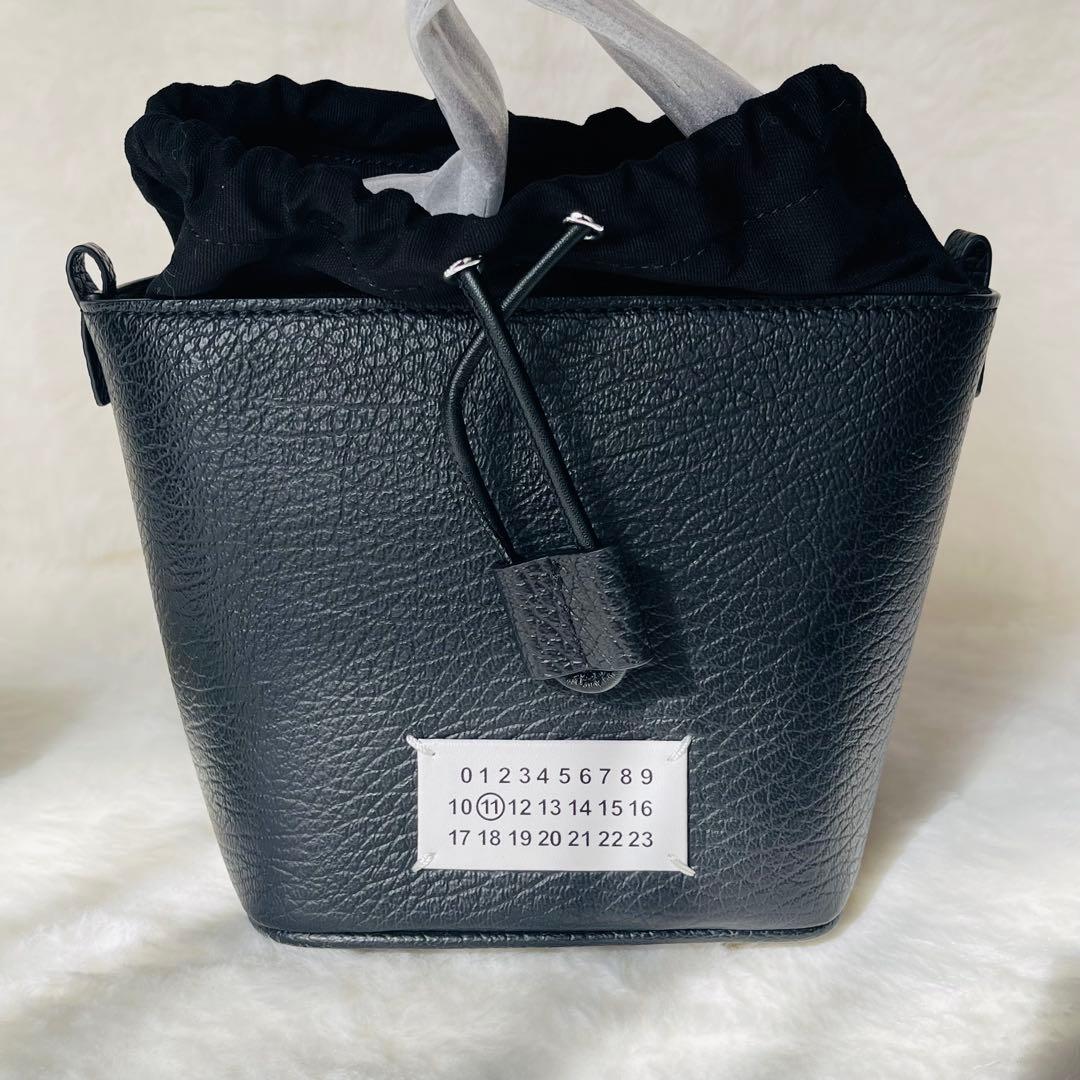 新品 MAISON MARGIELA 5AC バケットバッグ スモール ブラック