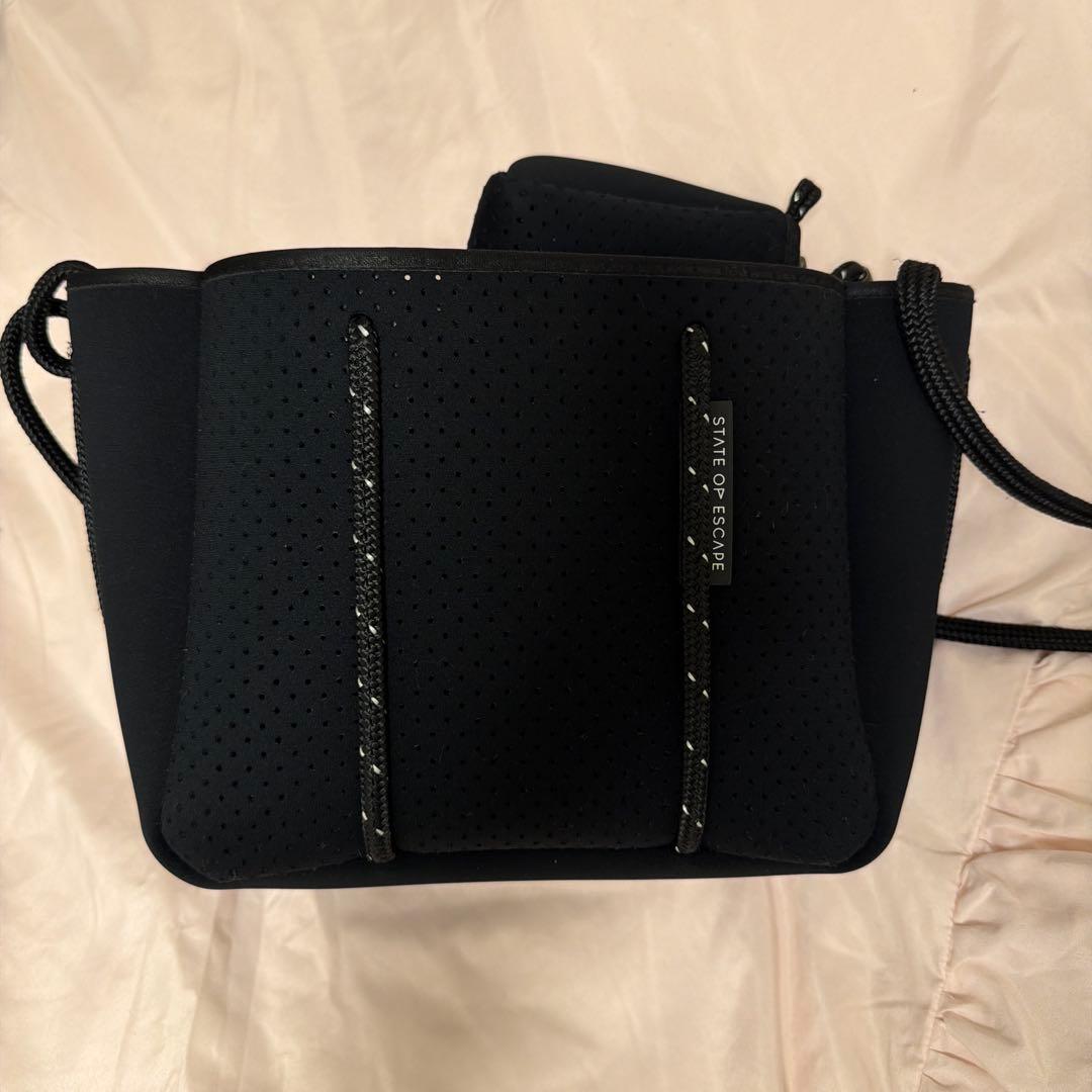 STYLE OF CARE メッシュトートバッグ ブラック