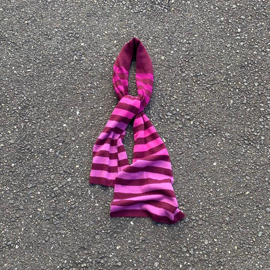 00's old gap ピンク ボーダー マフラー アーカイブ cityboy