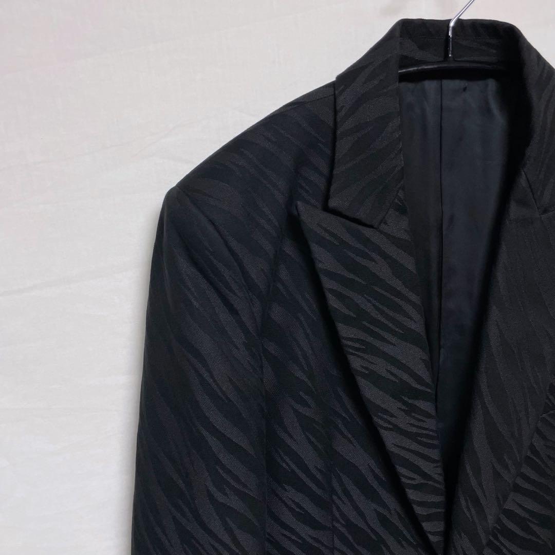 5351 Pour Les Hommes セットアップスーツ ゼブラ柄 上下 黒