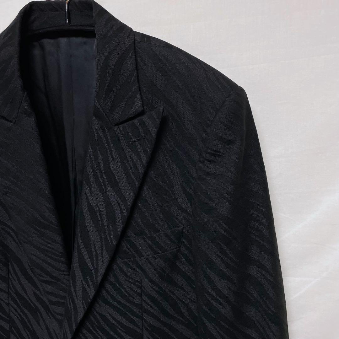 5351 Pour Les Hommes セットアップスーツ ゼブラ柄 上下 黒