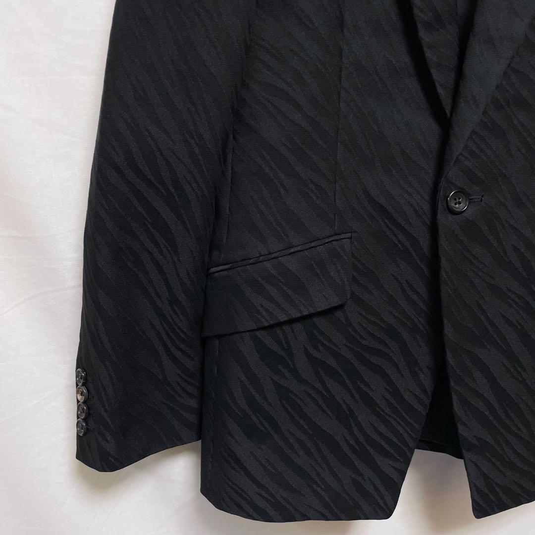 5351 Pour Les Hommes セットアップスーツ ゼブラ柄 上下 黒