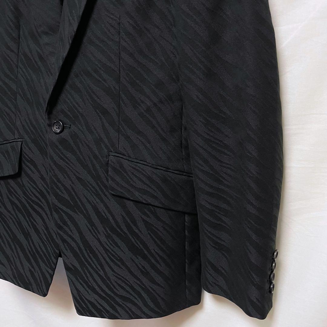 5351 Pour Les Hommes セットアップスーツ ゼブラ柄 上下 黒