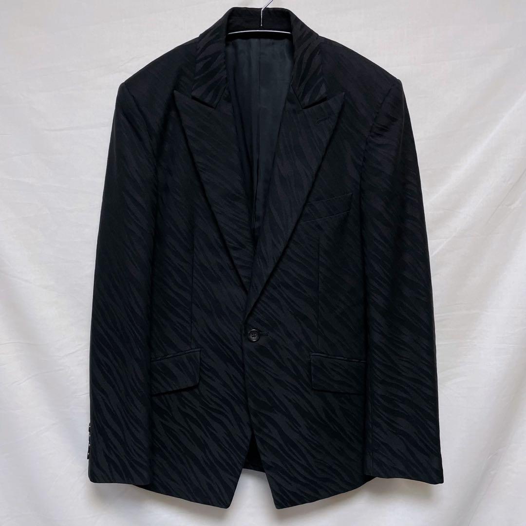 5351 Pour Les Hommes セットアップスーツ ゼブラ柄 上下 黒