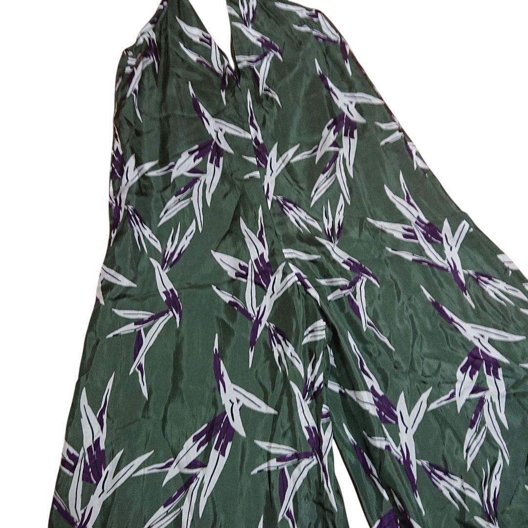 最終値下 SACRA（サクラ）リーフプリント パンツ サロペット 日本製 38