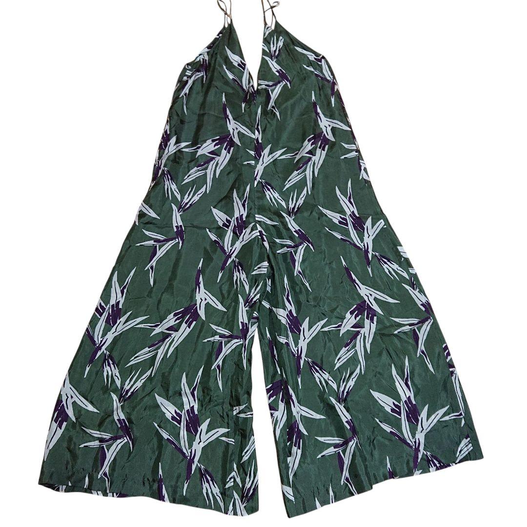 最終値下 SACRA（サクラ）リーフプリント パンツ サロペット 日本製 38