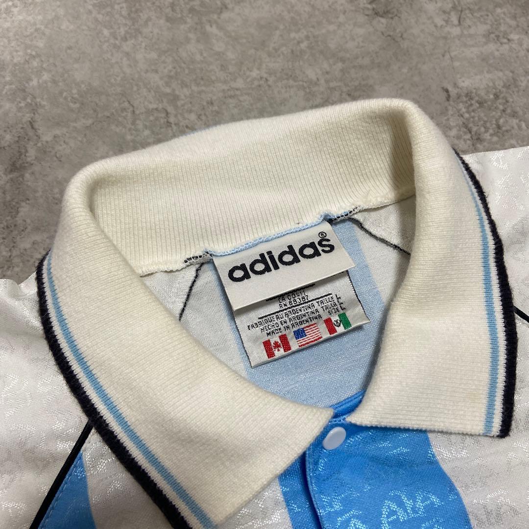 90s adidas アルゼンチン代表 ユニフォーム ゲームシャツ