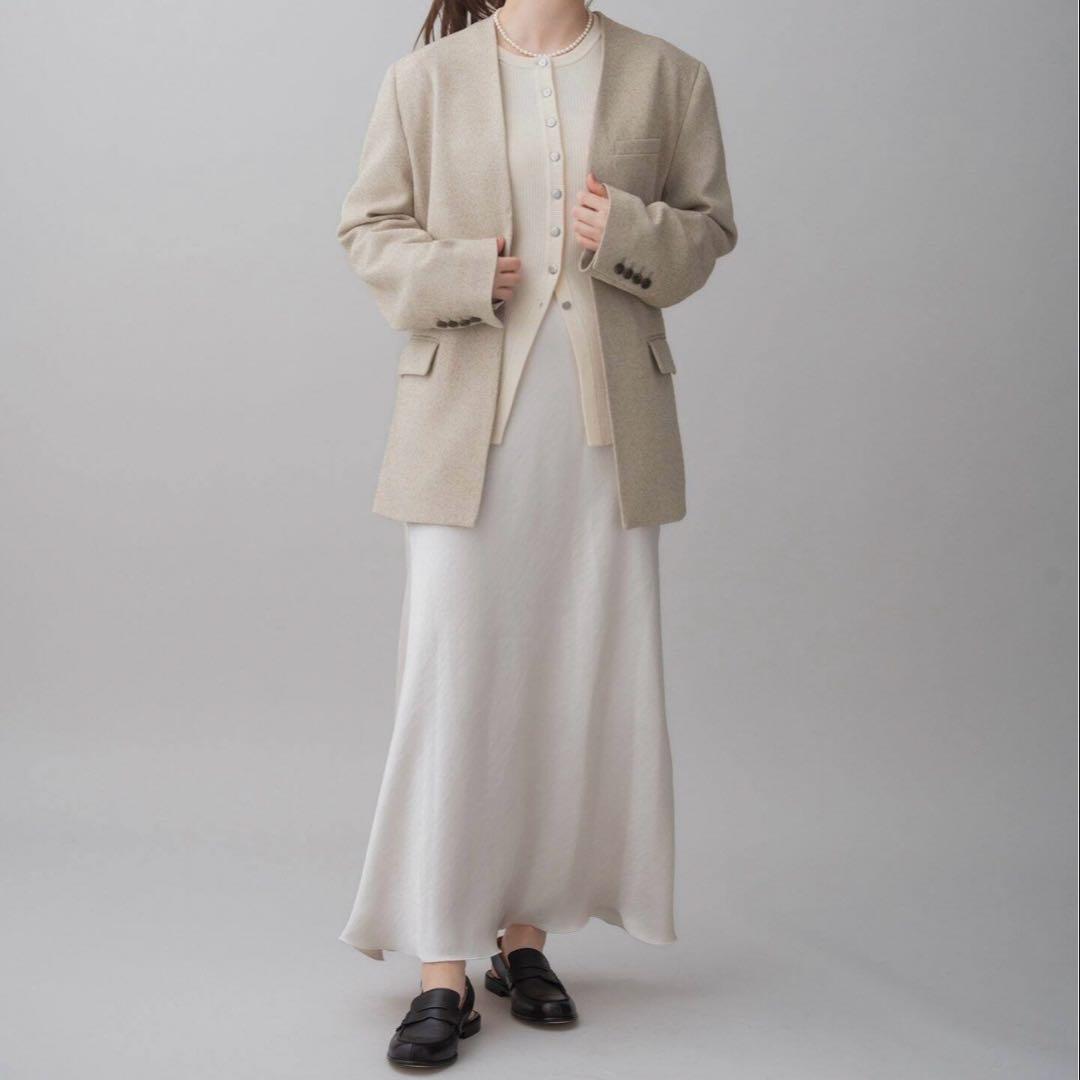 ＊11/29限定セール＊新品 IENA &NAVY ノーカラーツイードジャケット