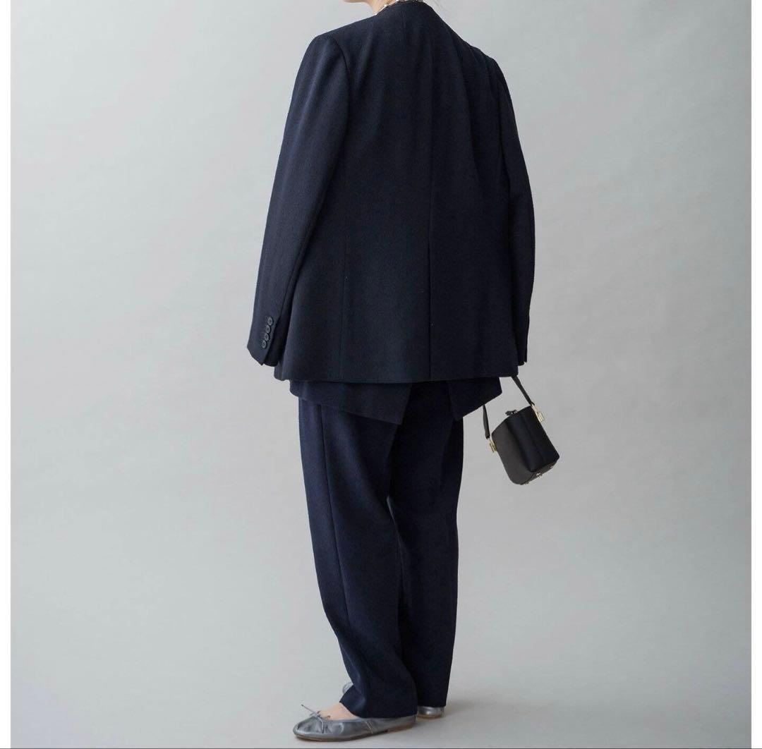 ＊11/29限定セール＊新品 IENA &NAVY ノーカラーツイードジャケット