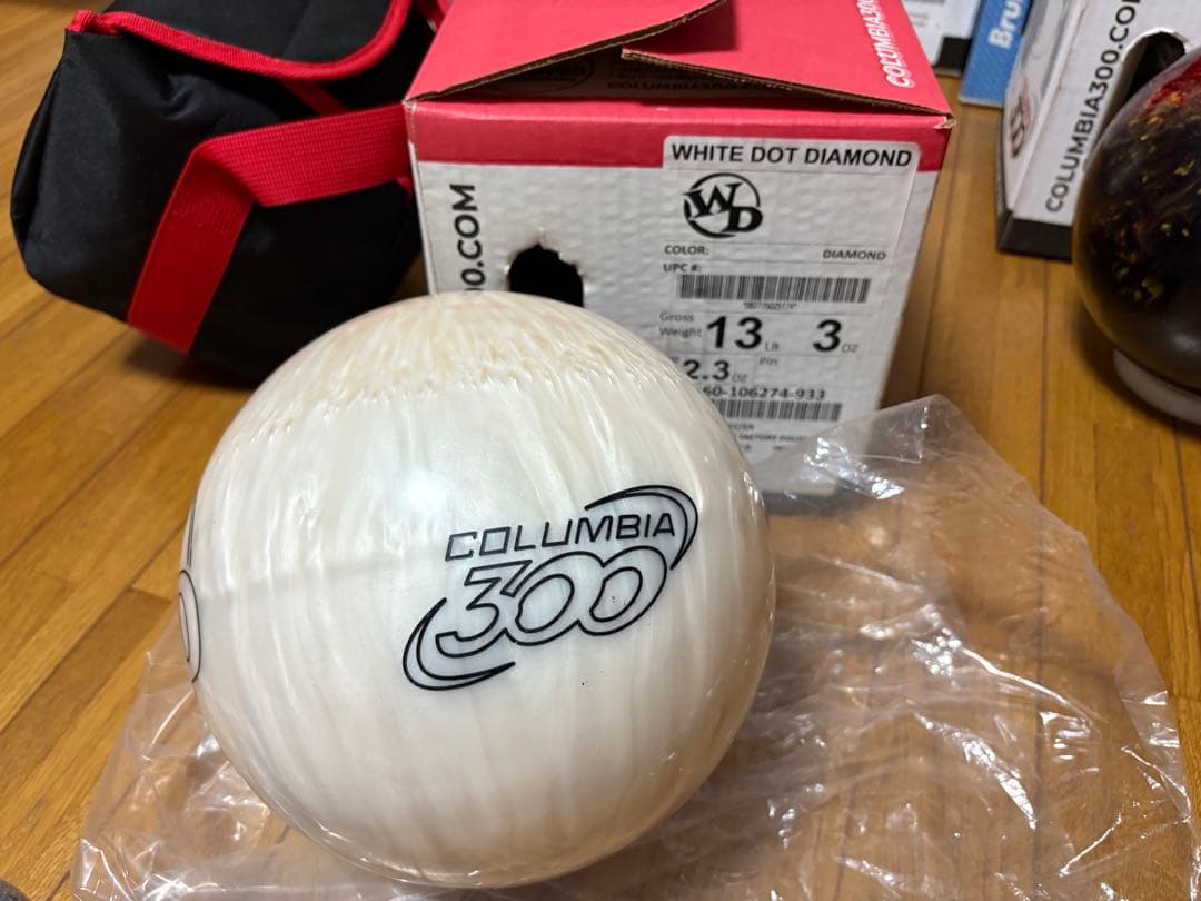 ホワイトドット 白 13ポンド 未使用 ダイヤモンド