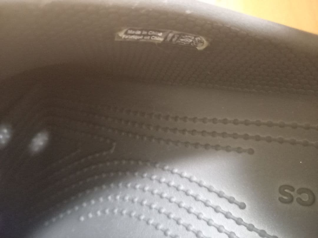 【着用数回】crocs atmos　ブラック　スクエアトゥ