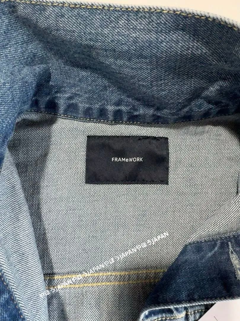 【未使用】FRAMeWORK デニムジャケット、フレームワークデニム 38サイズ