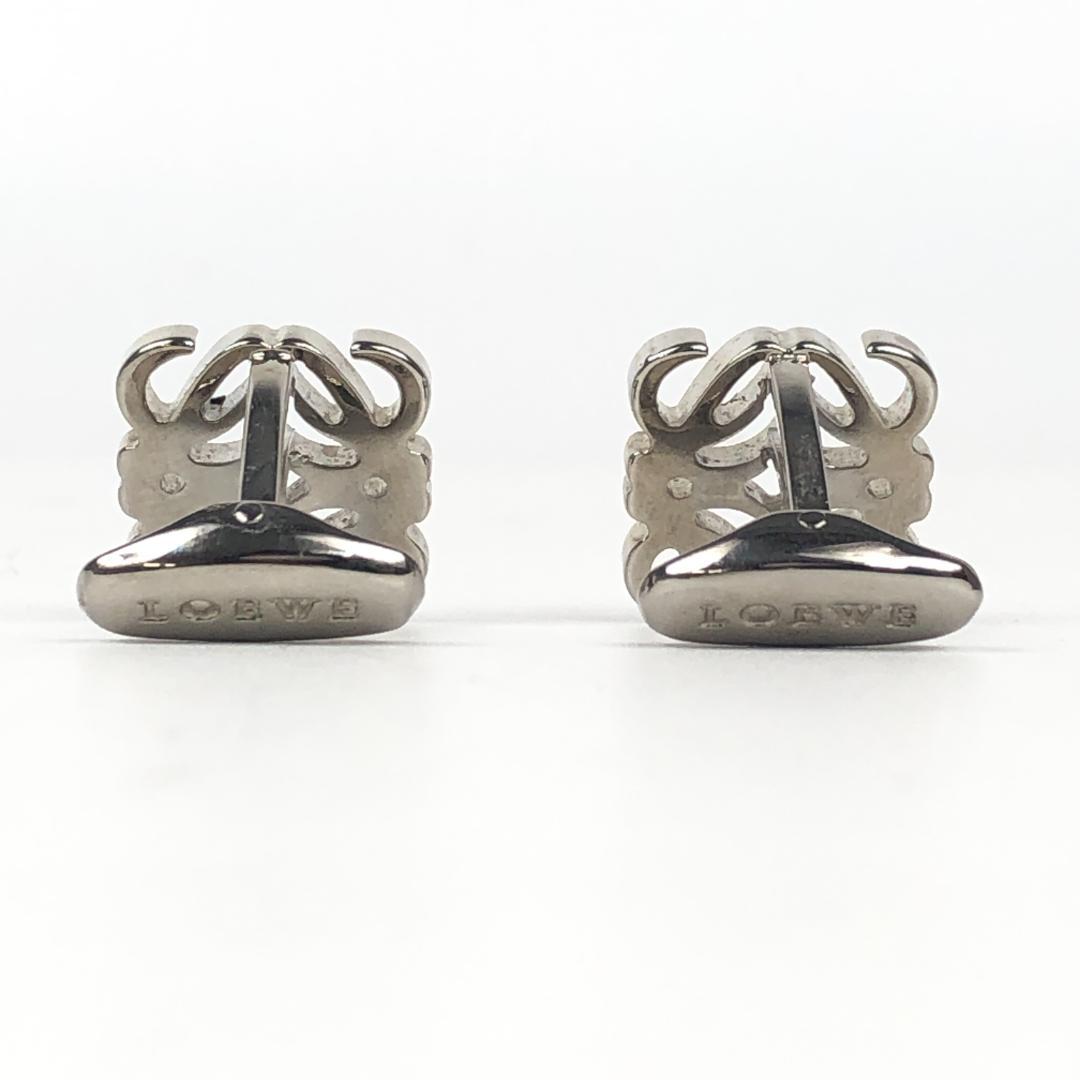 8F293/ロエベ/カフリンクス/カフス/アナグラム/シルバー/シルバー金具
