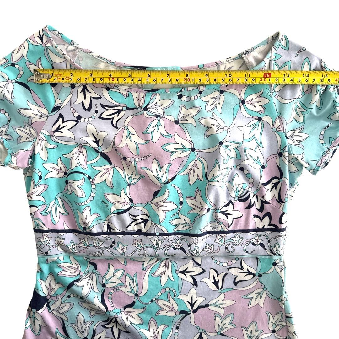 エミリオプッチ【EMILIO PUCCI】Tシャツ　トップス　カットソー　美品