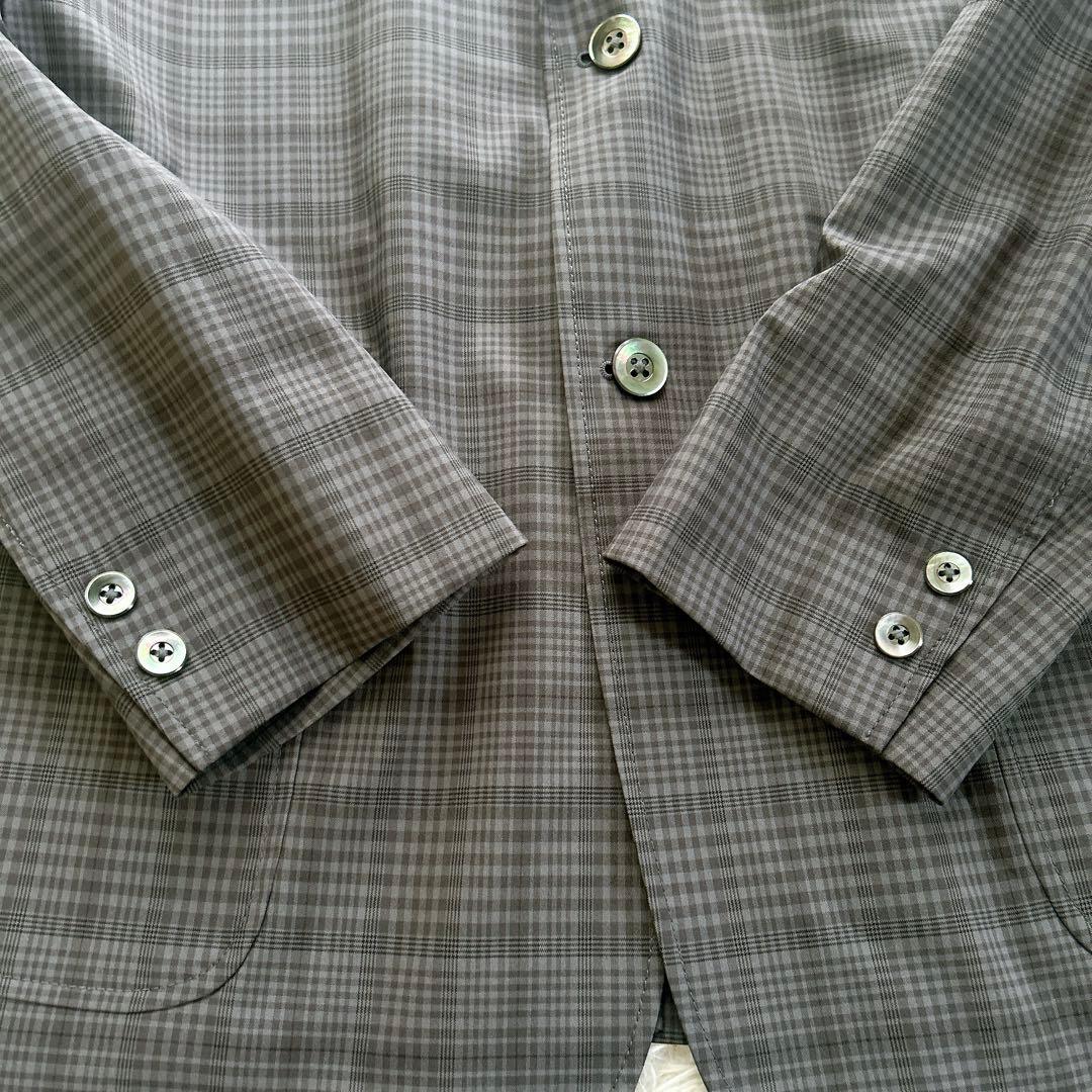 極美品　XL ビームスプラス　スーツ　セットアップ　チェック　ジャケット　パンツ