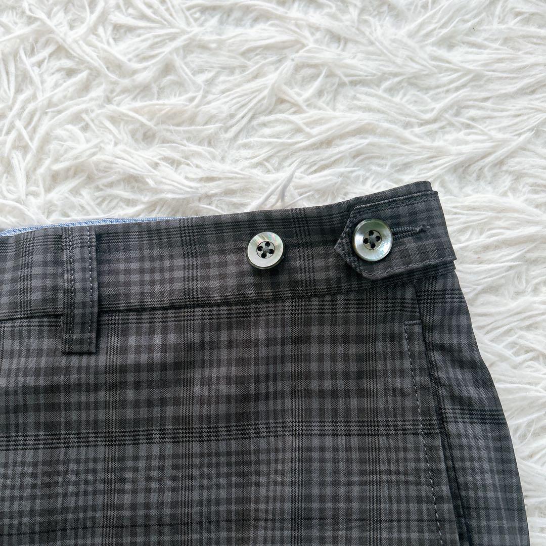 極美品　XL ビームスプラス　スーツ　セットアップ　チェック　ジャケット　パンツ