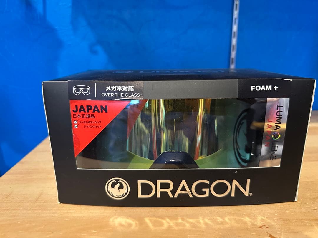 DRAGON FOAM ブラックミラーゴーグル