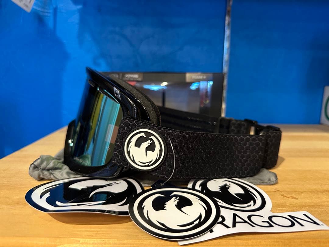 DRAGON FOAM ブラックミラーゴーグル