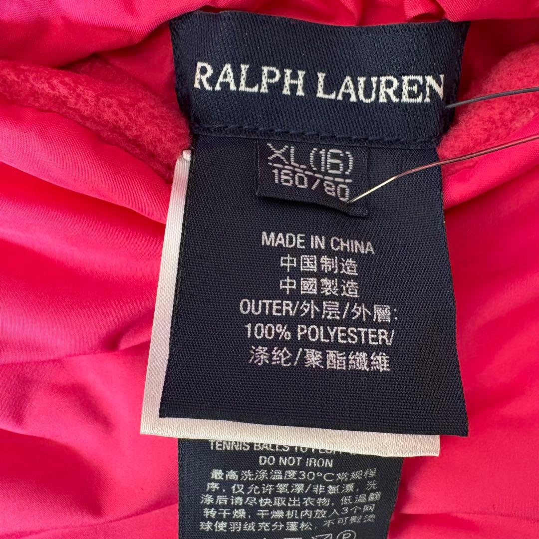 新品タグ付き　ラルフローレン 定価4万円　リバーシブルダウンベスト 160