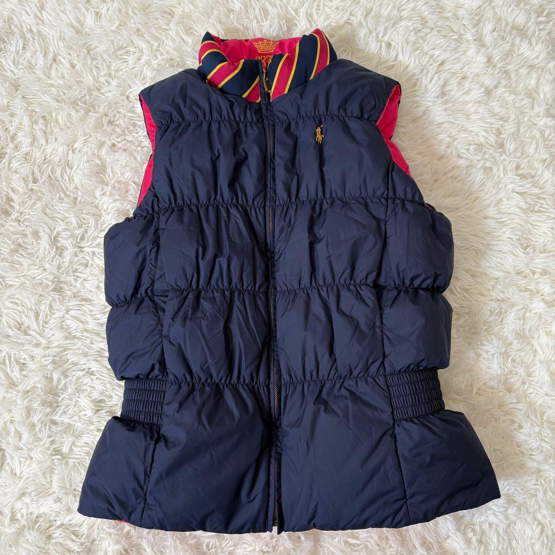 新品タグ付き　ラルフローレン 定価4万円　リバーシブルダウンベスト 160