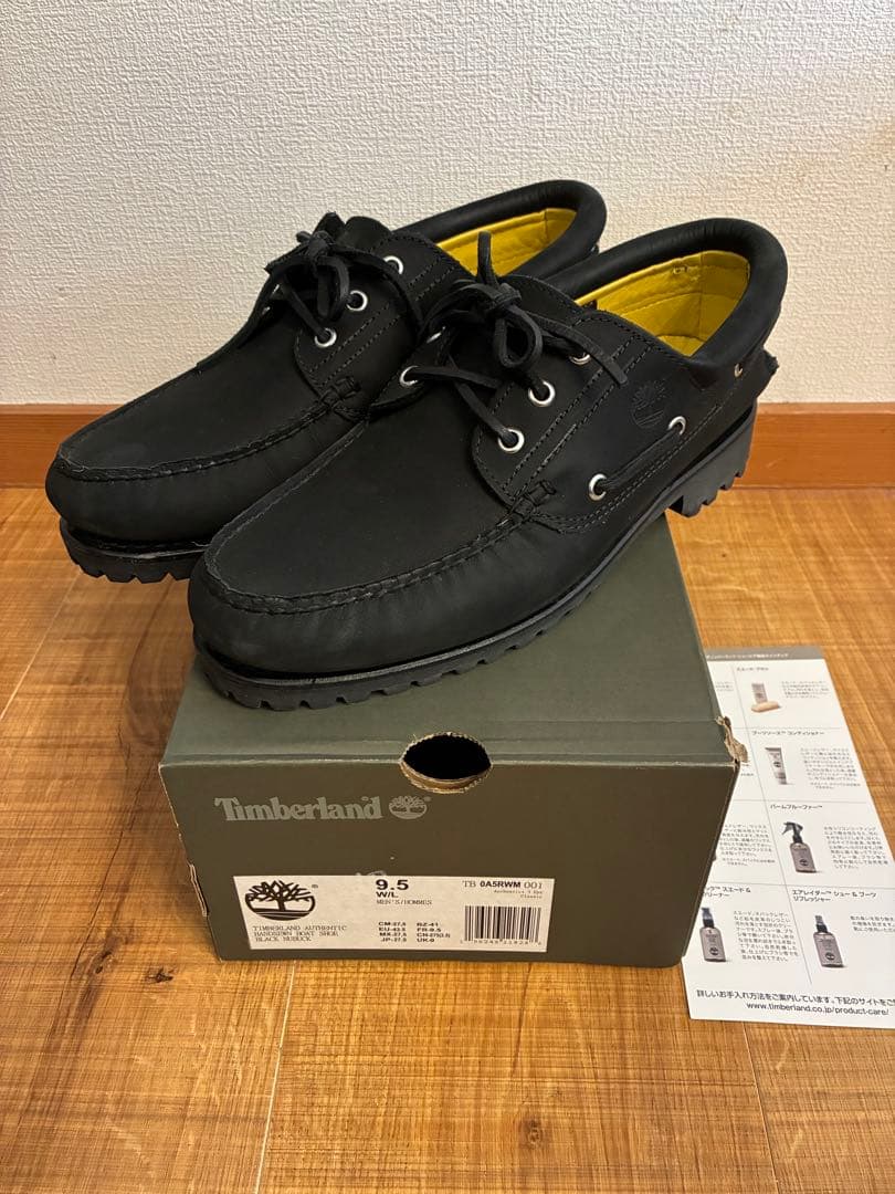 timberland 3eye ブラック　ovy 27.5センチ