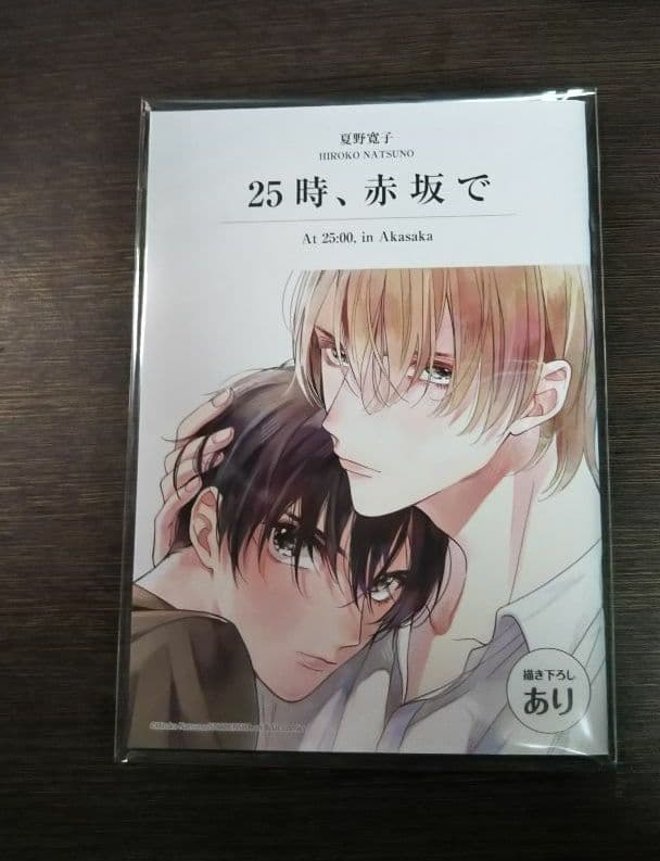 25時、赤坂で2 夏野寛子 小冊子 リーフレット付き