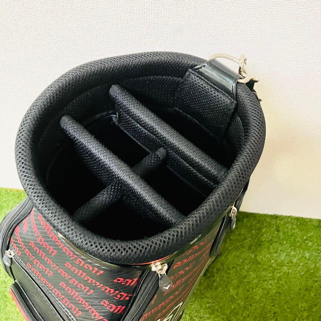 キャロウェイ キャディバッグ メンズ 男性用 カート式 ビッグロゴ カッコいい